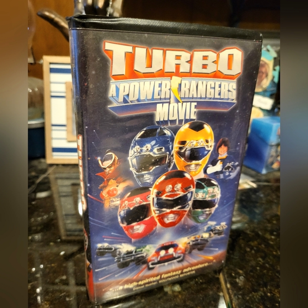 Turbo A Power Rangers Movie Clamshell VHS 📼